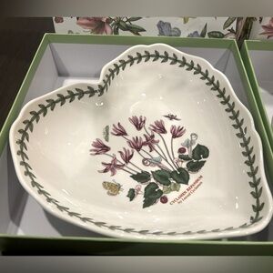 Portmeirion Botanic Garden - Heart Shaped Dish 8.5”
